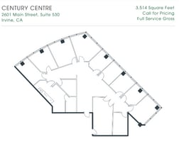 2601-2603 Main St, Irvine, CA à louer Plan d’étage– Image 1 sur 1