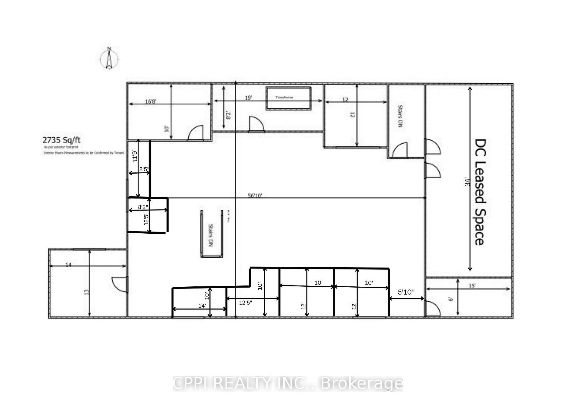136-202 Harwood Ave S, Ajax, ON à louer Plan d’étage– Image 1 sur 7