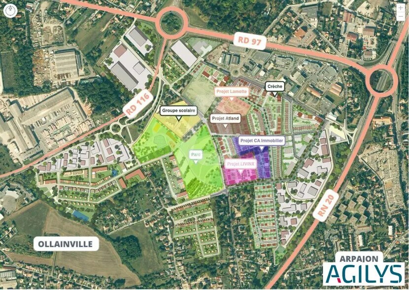 Local d'activités dans Ollainville à vendre - Photo de l’immeuble – Image 2 sur 4