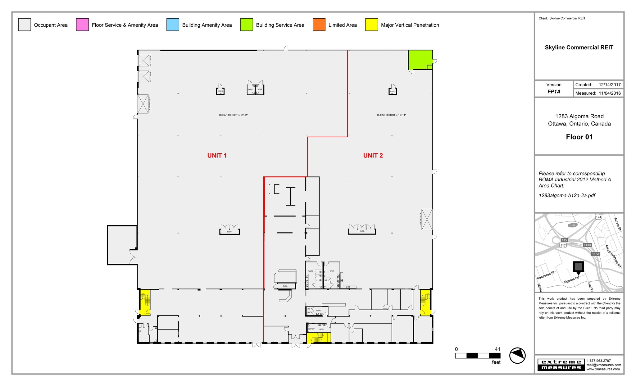 1283 Algoma Rd, Gloucester, ON à louer Plan de site– Image 1 sur 1
