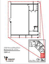 3300-3326 E Main St, Richmond, IN à louer Plan d’étage– Image 1 sur 1