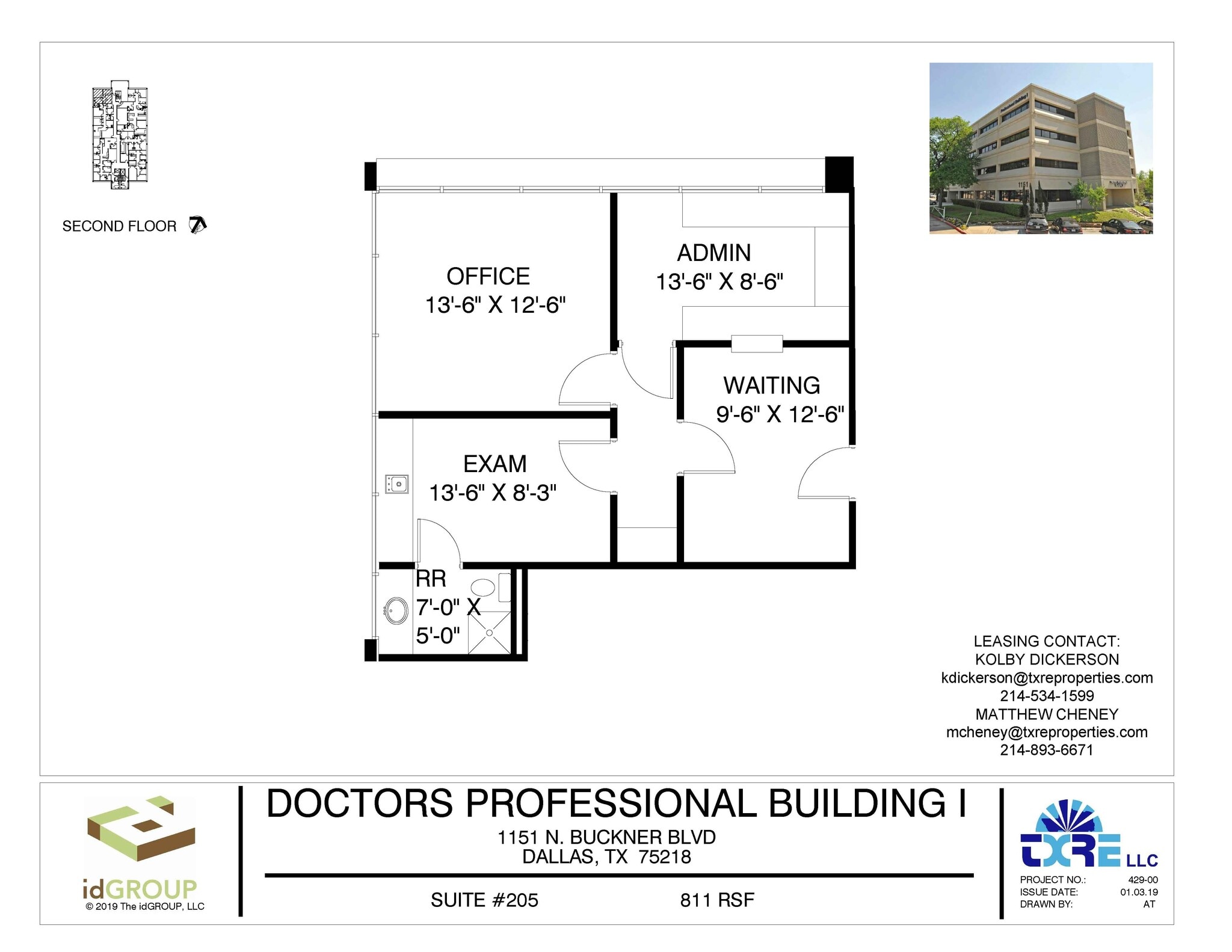1151 N Buckner Blvd, Dallas, TX à louer Plan d’étage– Image 1 sur 1