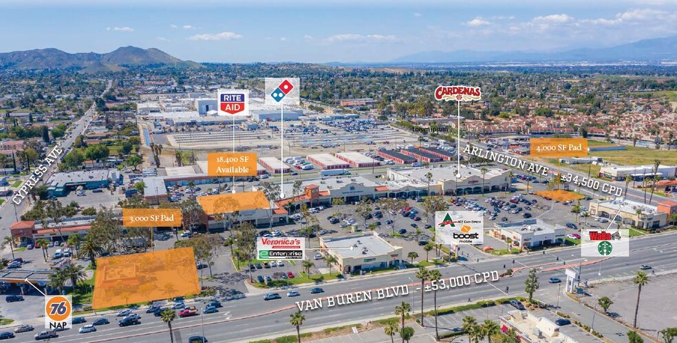 6150-6350 Van Buren Blvd, Riverside, CA à louer - Photo de l’immeuble – Image 3 sur 4