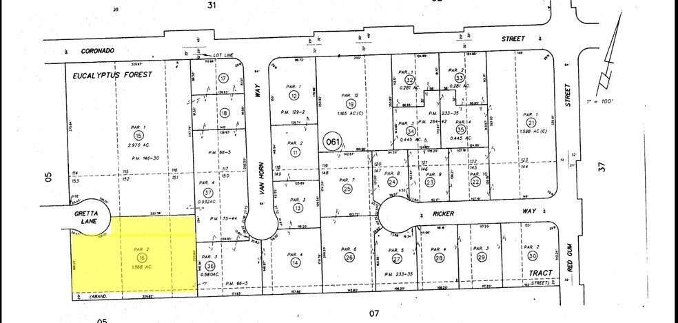 2860 E Gretta Ln, Anaheim, CA à louer - Plan cadastral – Image 3 sur 4