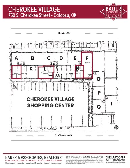 750 S Cherokee St, Catoosa, OK à louer - Plan de site – Image 3 sur 20