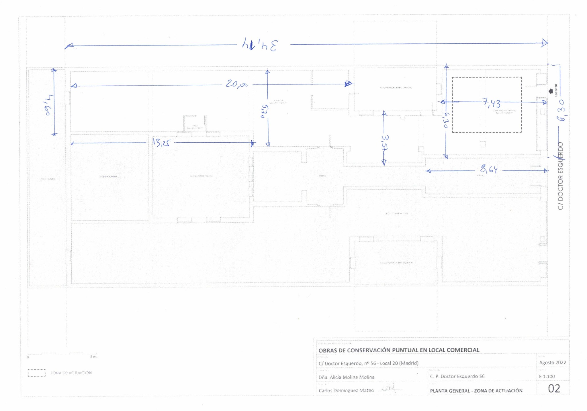 Calle del Doctor Esquerdo, 56, Madrid, Madrid à louer Plan d’étage type– Image 1 sur 1