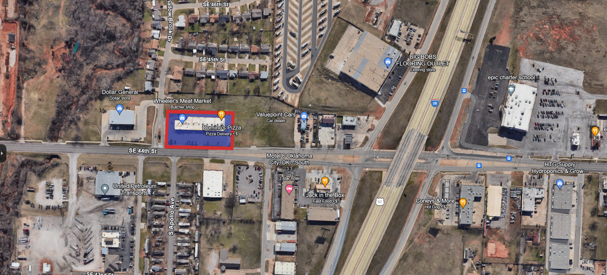 1514-1522 SE 44th St, Oklahoma City, OK à louer Aérien– Image 1 sur 5