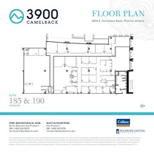 3900 E Camelback Rd, Phoenix, AZ à louer Plan d’étage– Image 2 sur 2