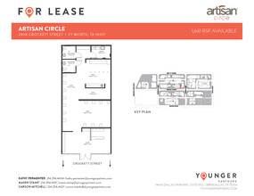 2973 W 7th St, Fort Worth, TX à louer Plan d’étage– Image 1 sur 6