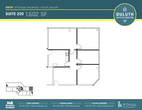 3505 Koger Blvd, Duluth, GA à louer Plan d’étage– Image 1 sur 1