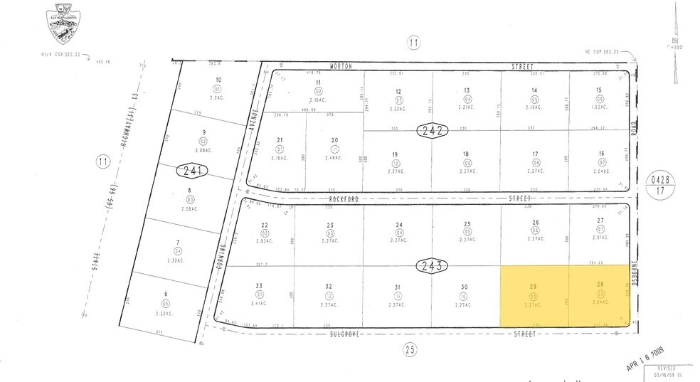 Outlet Center Dr, Barstow, CA à vendre - Plan cadastral – Image 2 sur 2