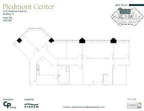 3495 Piedmont Rd NE, Atlanta, GA à louer Plan d’étage– Image 2 sur 2