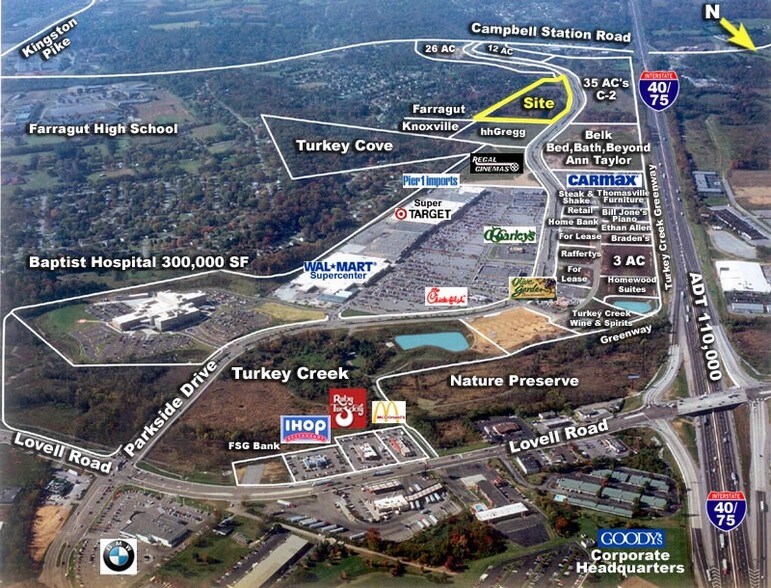 11400 Parkside Dr, Knoxville, TN à louer - Aérien – Image 3 sur 36