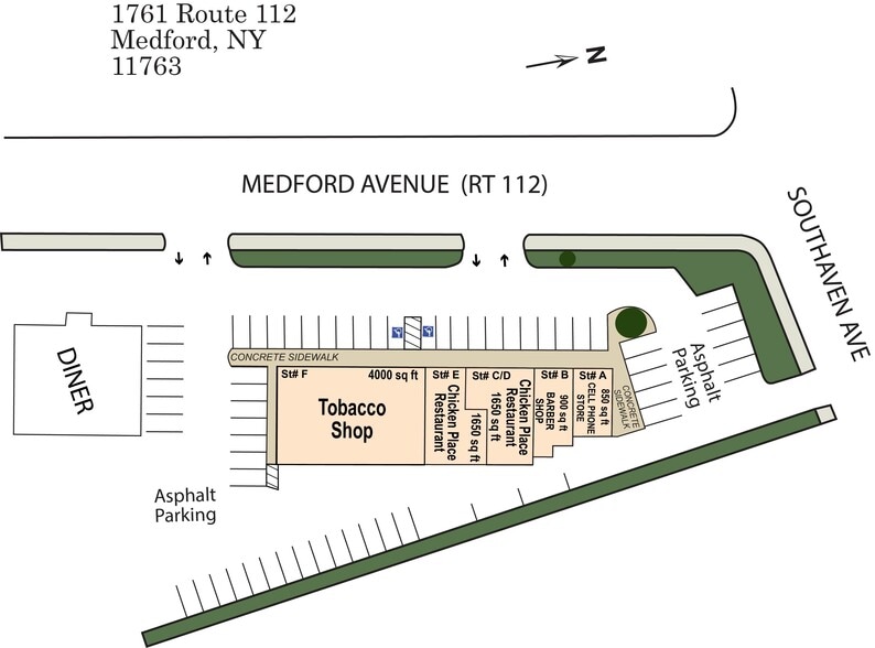 1761 Route 112, Medford, NY à vendre - Plan de site – Image 2 sur 3