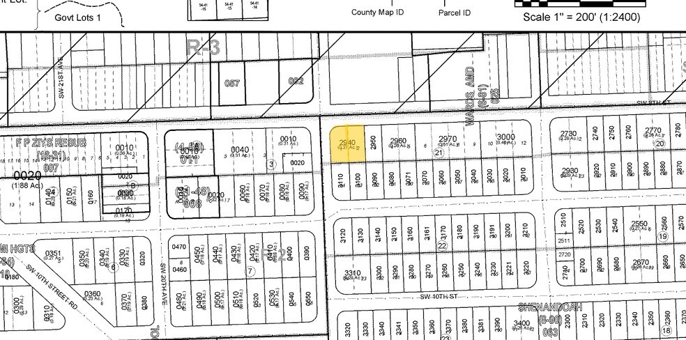 1888 SW 8th St, Miami, FL à louer - Plan cadastral – Image 2 sur 28