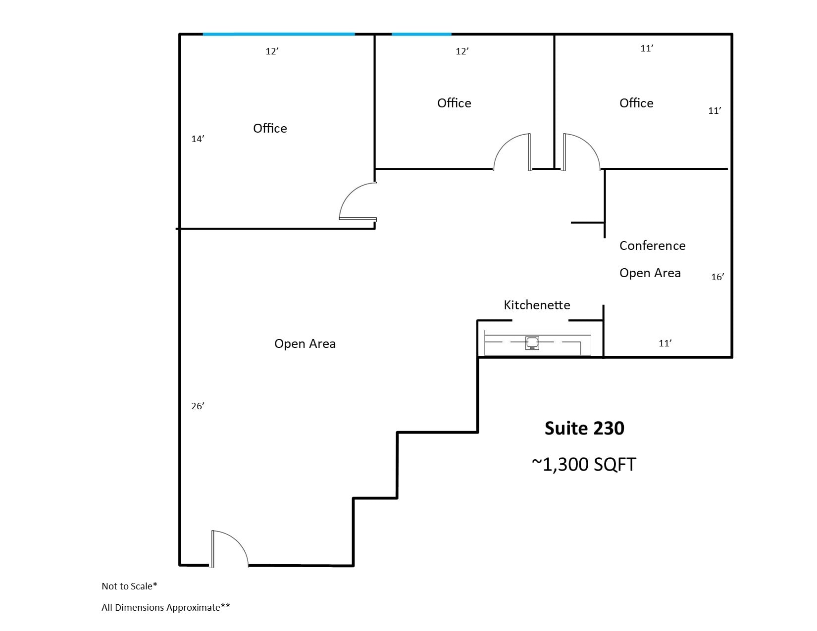 4501 E La Palma Ave, Anaheim, CA à louer Plan d’étage– Image 1 sur 2