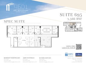 4601 Dtc Blvd, Denver, CO à louer Plan d’étage– Image 1 sur 1