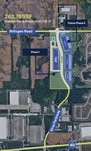 2300 Etna Pky SW, Etna, OH à louer - Plan de site – Image 2 sur 2