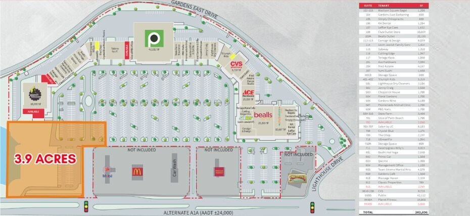 9840 FL A1A Alt, Palm Beach Gardens, FL à vendre Plan de site– Image 1 sur 8