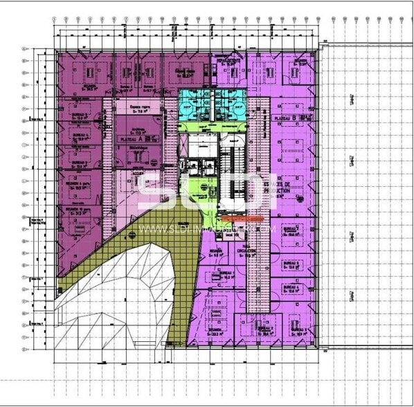 Bureau dans Lyon à louer - Plan d’étage – Image 3 sur 11