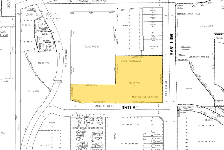 222 S Mill Ave, Tempe, AZ à louer - Plan cadastral – Image 2 sur 48