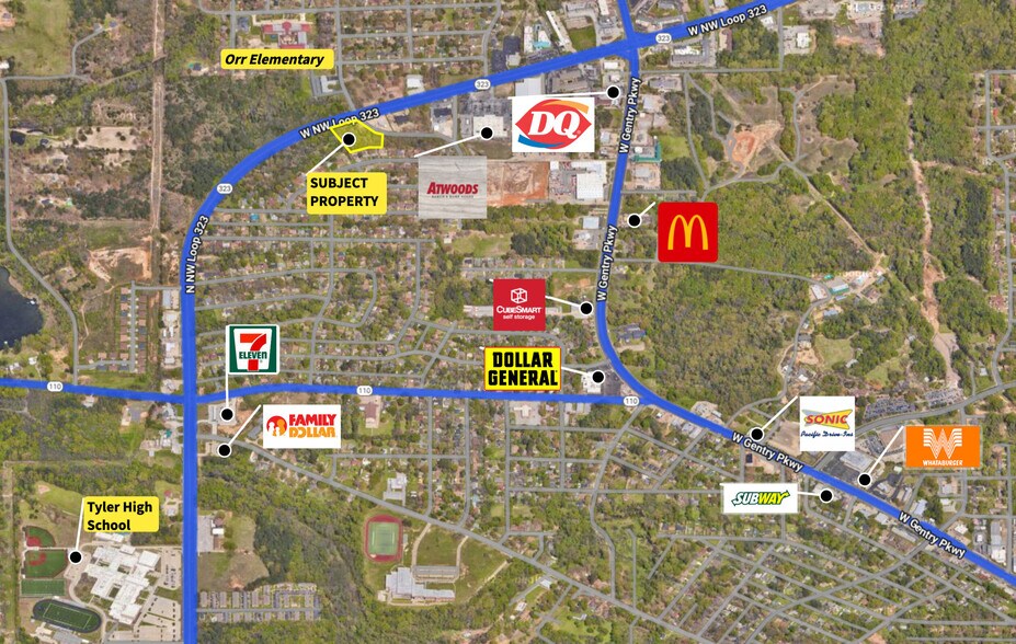 3332 W NW Loop 323, Tyler, TX à vendre - Photo de l’immeuble – Image 2 sur 3