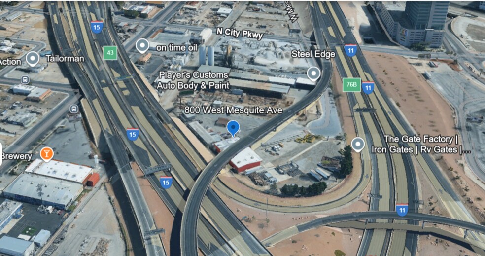 800 Mesquite Ave W, Las Vegas, NV à louer - Photo de l’immeuble – Image 1 sur 2