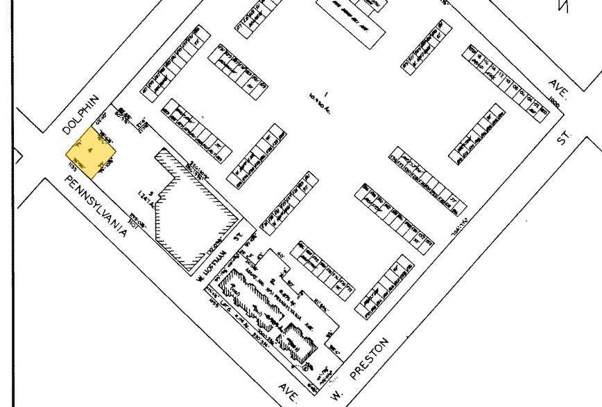 1133-1139 Pennsylvania Ave, Baltimore, MD à louer - Plan cadastral – Image 3 sur 4