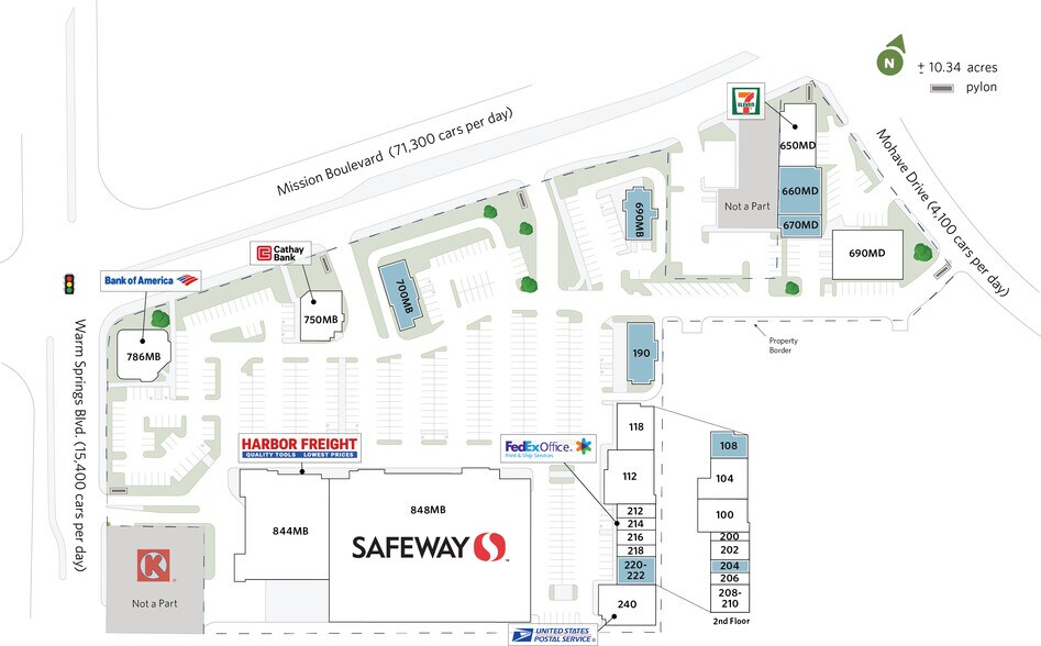 108-240 Francisco Ln, Fremont, CA à louer - Plan de site – Image 3 sur 30