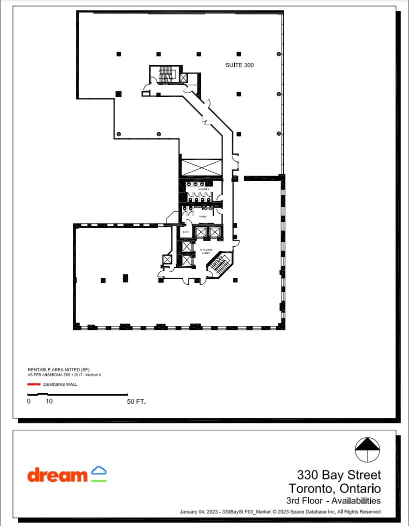 330 Bay St, Toronto, ON à louer Plan d’étage– Image 1 sur 1