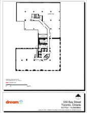 330 Bay St, Toronto, ON à louer Plan d’étage– Image 1 sur 1