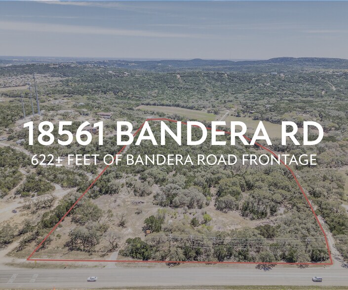 18561 Bandera Rd, Helotes, TX à vendre - Photo principale – Image 1 sur 14