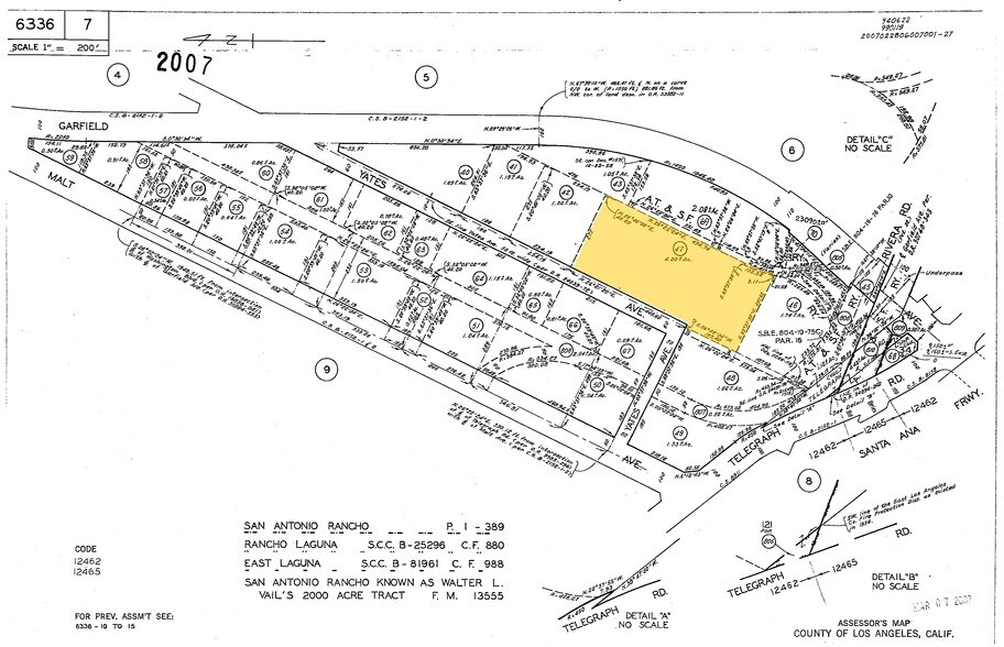 2638-2640 Yates Ave, Commerce, CA à vendre - Plan cadastral – Image 3 sur 16
