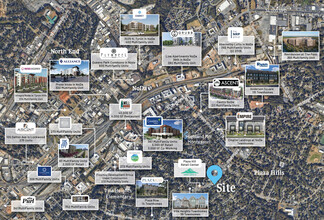 2820 The Plaza, Charlotte, NC - VUE AÉRIENNE  vue de carte