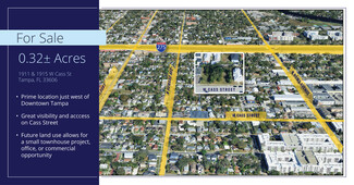 Plus de détails pour 1911 & 1915 West Cass Street, Tampa, FL - Terrain à vendre