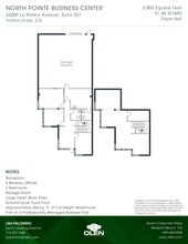 22609 La Palma Ave, Yorba Linda, CA à louer Plan d’étage– Image 1 sur 1