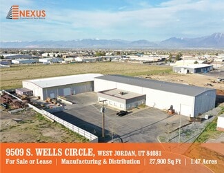 Plus de détails pour 9509 S Wells Cir, West Jordan, UT - Industriel/Logistique à louer