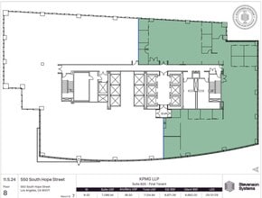 550 S Hope St, Los Angeles, CA à louer Plan d’étage– Image 1 sur 1