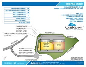 144-154 Commonwealth Dr, Jenkins, PA à louer Plan de site– Image 1 sur 6
