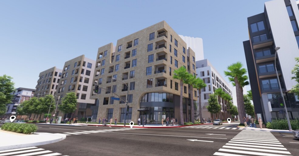 600 W Broadway, Long Beach, CA à louer - Photo de l’immeuble – Image 1 sur 6