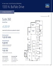 1333 N Buffalo Dr, Las Vegas, NV à louer Plan d’étage– Image 1 sur 1
