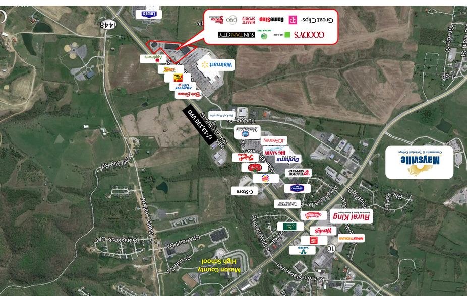 191-219 Wal Mart Way, Maysville, KY à louer - Photo de l’immeuble – Image 3 sur 10