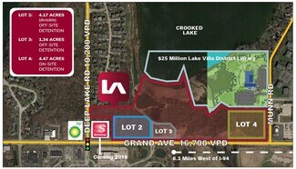 Plus de détails pour NEC Grand Ave & Deep Lake Rd, Lindenhurst, IL - Terrain à vendre