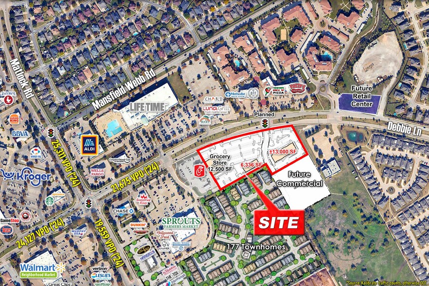 SEQ of E Debbie Ln & Matlock Rd, Mansfield, TX à louer - Photo de l’immeuble – Image 1 sur 7