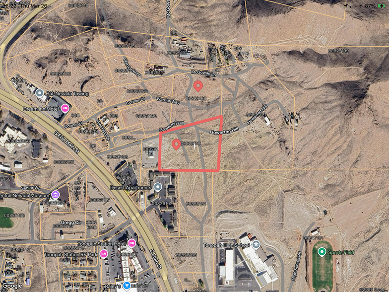 216 Howerton Hill, Tonopah, NV à vendre - Photo principale – Image 1 sur 1