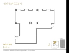 401-407 Lincoln Rd, Miami Beach, FL à louer Plan d’étage– Image 1 sur 5