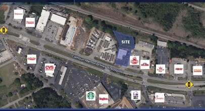 5208 Calhoun Memorial Hwy, Easley, SC - VUE AÉRIENNE  vue de carte