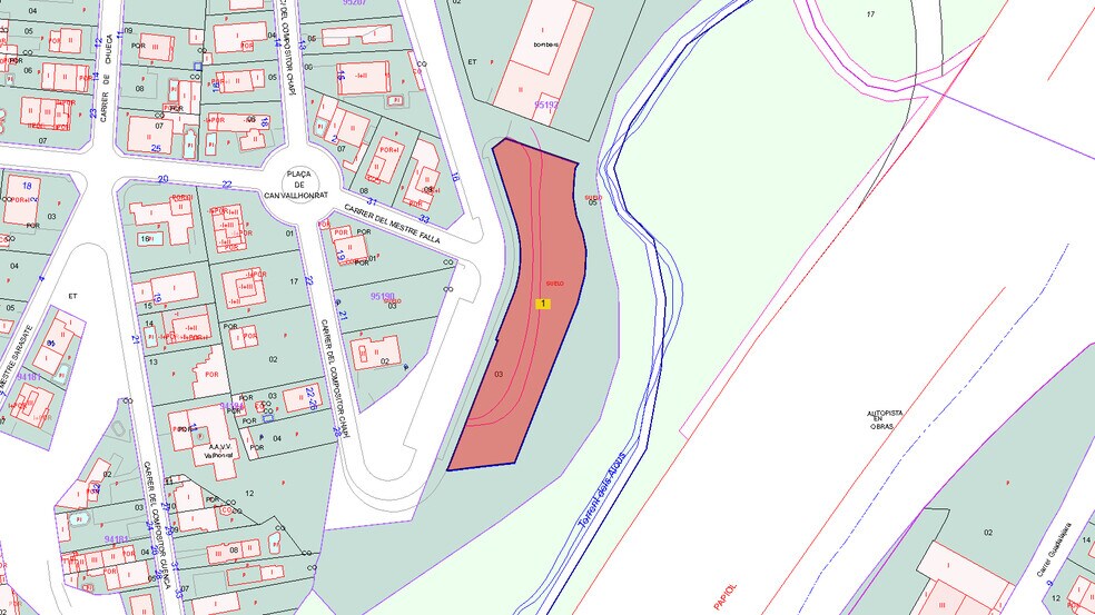Terrain dans Rubí, Barcelona à vendre - Plan cadastral – Image 1 sur 2