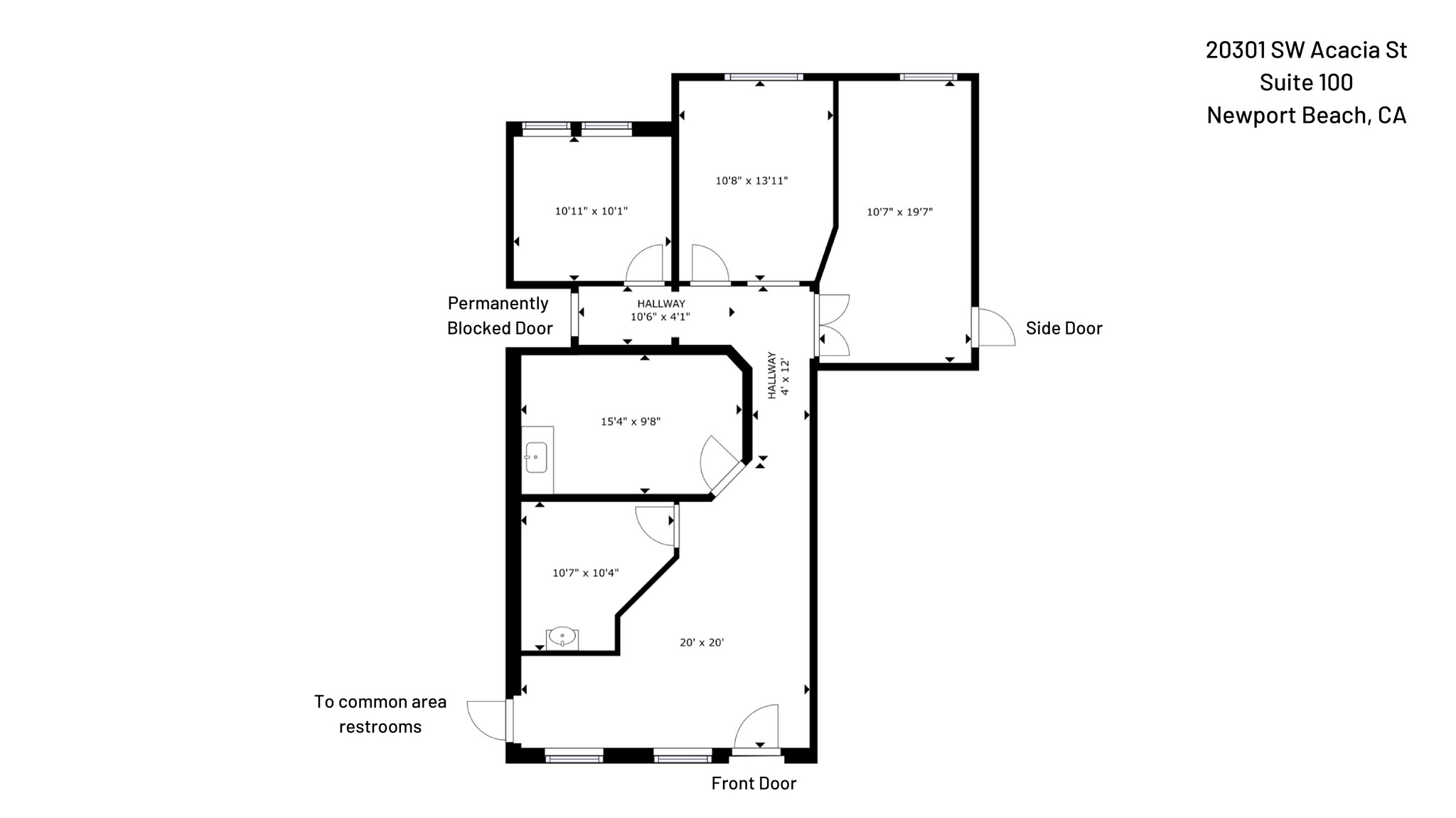 20301 Acacia St, Newport Beach, CA à louer Plan de site– Image 1 sur 1