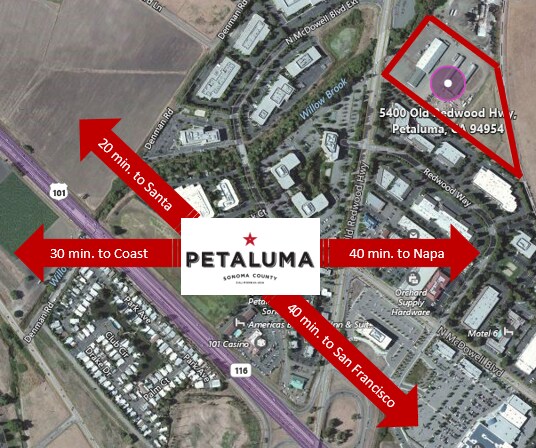 5400 Old Redwood Hwy, Petaluma, CA à louer - Photo de l’immeuble – Image 3 sur 3